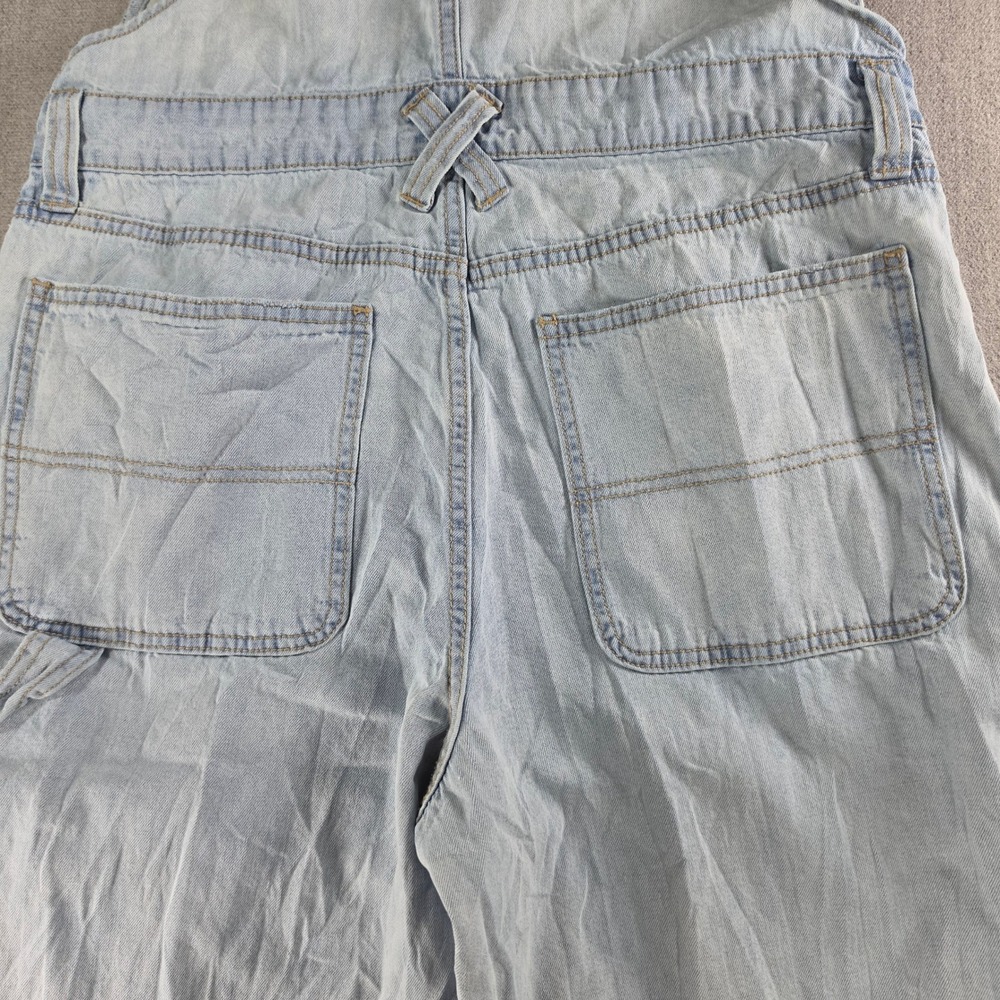 Wild Fable Denim Overalls Womens Small Light Blue Cargo‎ Utility Cotton - Picture 14 of 16